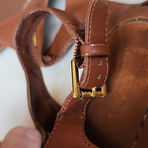 Ralph Lauren brown flat sandals size 7.5 B width - Picture 9 of 9